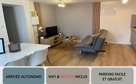 Studio Carnot - Proche Docks 76, Kindarena Et Centre Ville De Rouen - Stationnement Gratuit - Netflix - Wifi